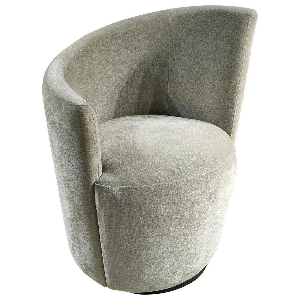 Coaster Nueva Swivel Chair in Dove Grey, , large