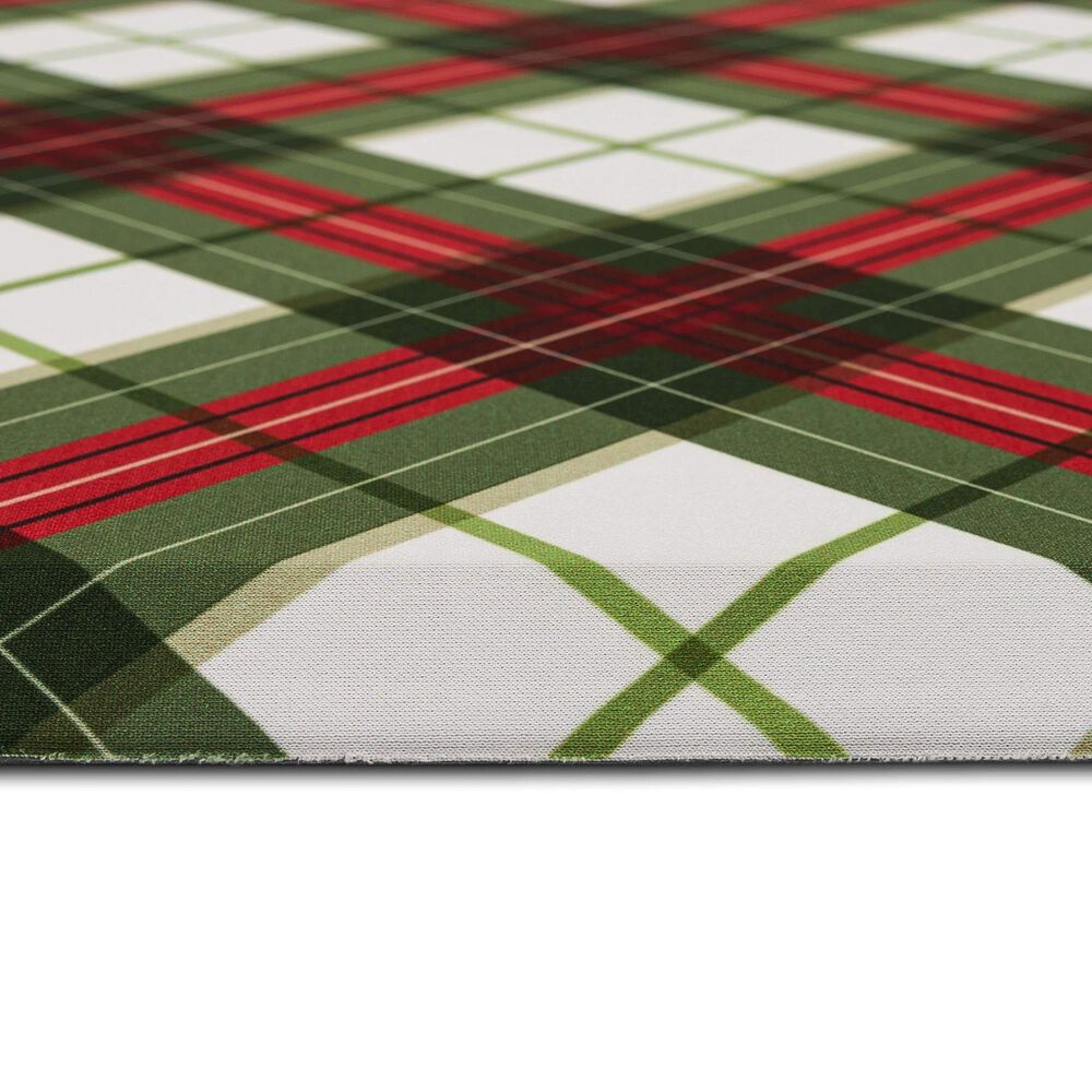 Mohawk Dri-Pro Tis The Season Plaid 1&#39;6&quot; x 2&#39;6&quot; Multicolor Door Mat, , large