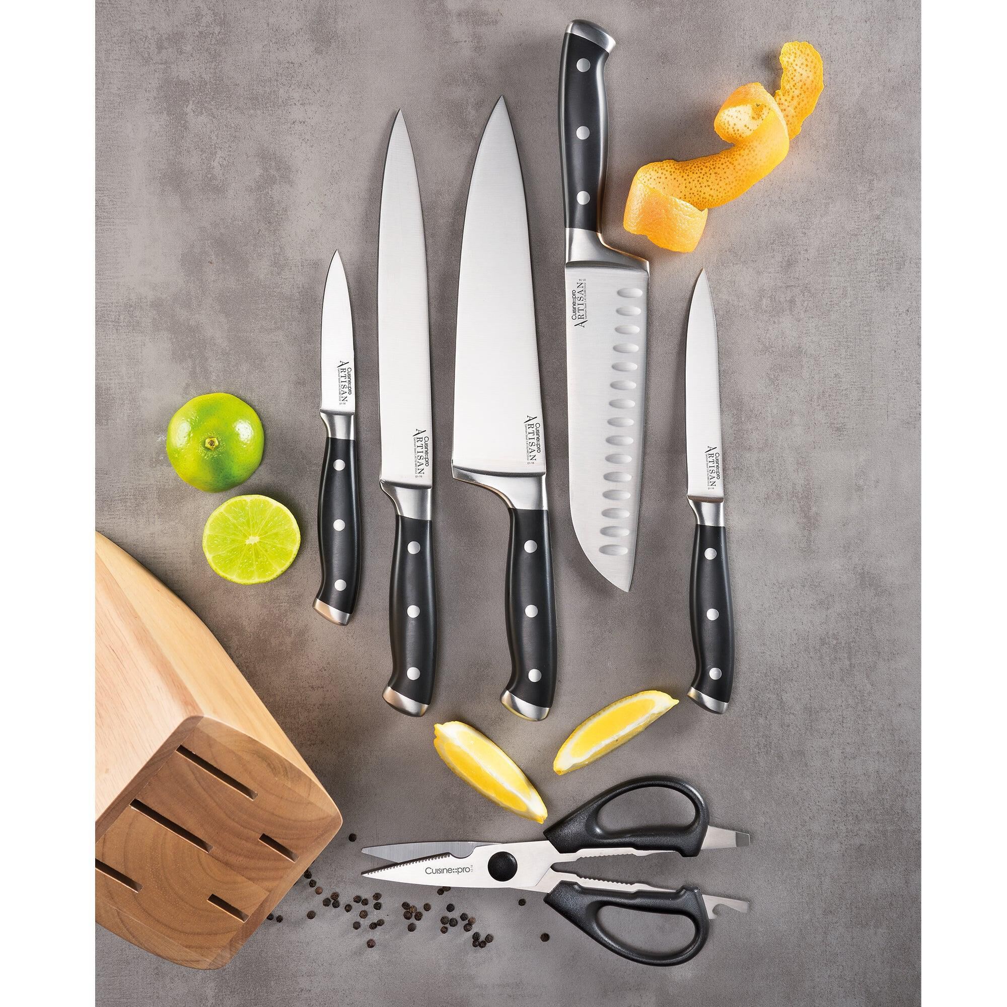 Baccarat artisan clearance knife block