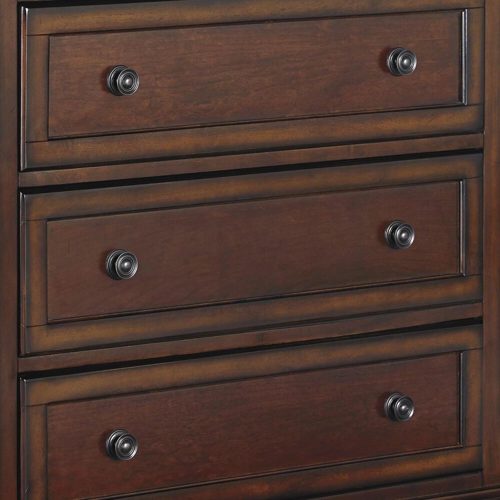 Millenium Porter 5 Drawer Chest in Rustic Brown, , large