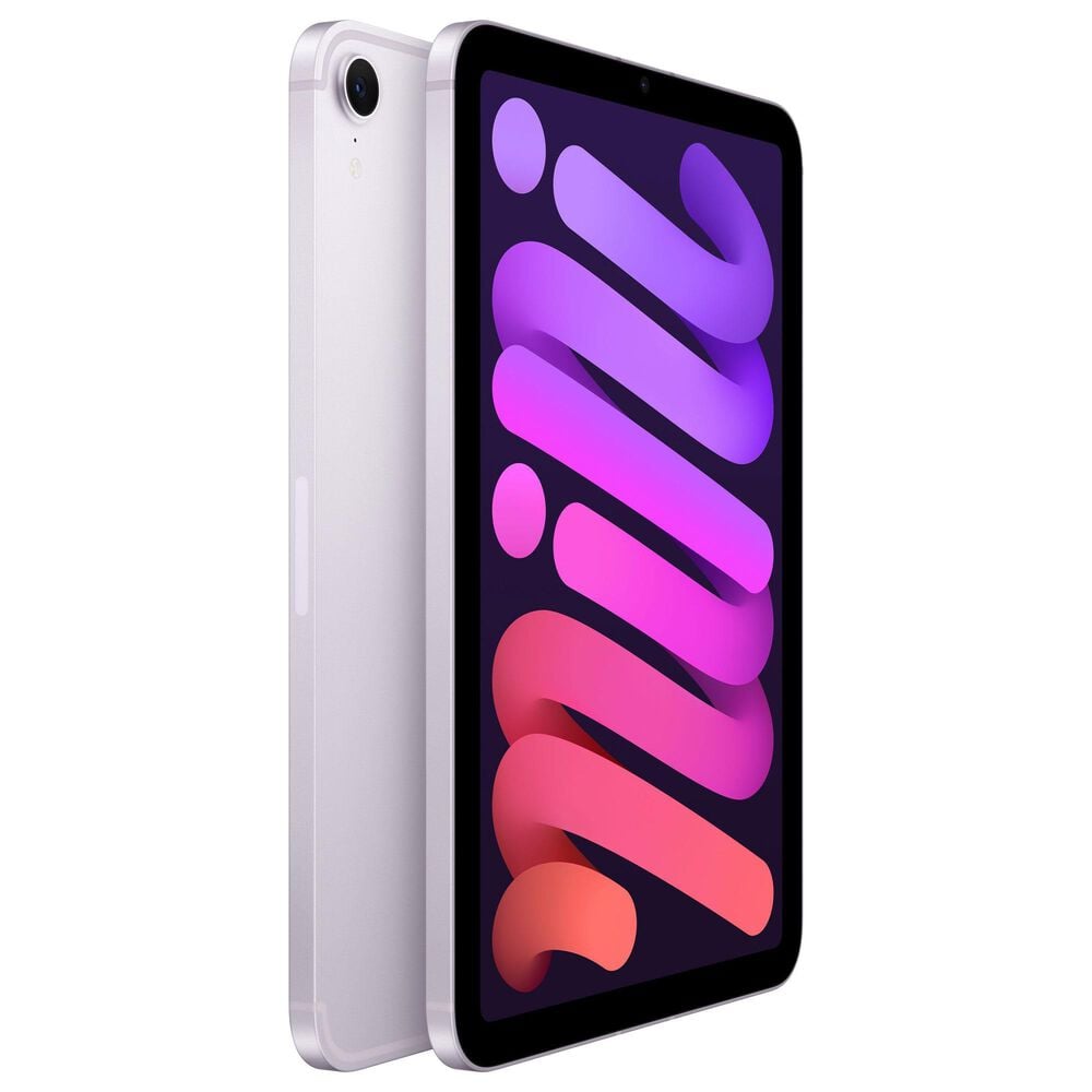 Apple iPad Mini Wi-Fi + Cellular 256GB - Purple with 2-Year AppleCare+, , large