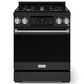 Thor Kitchen Gordon Ramsay 4.55 Cu. Ft. 30" Professional Liquid Propane Range with Stainless Steel Handle Kit in Black, , large