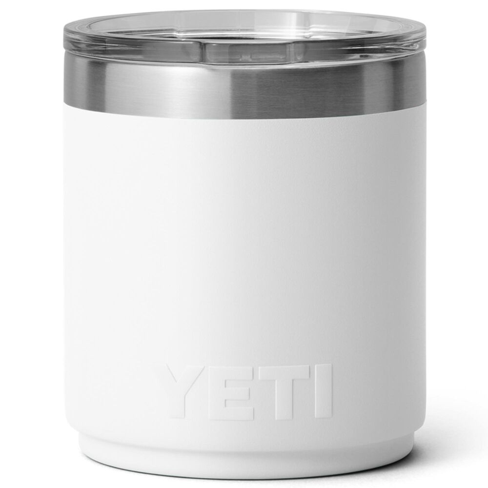 YETI Rambler 10 Oz Stackable Lowball 2.0 with MagSlider Lid in White, , large