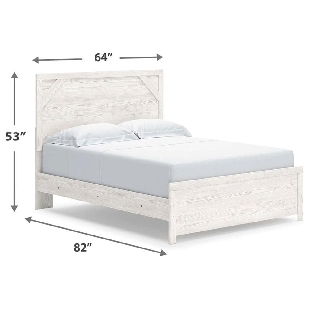 Ashley Gerridan Queen Panel Bed in White, , large