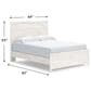 Ashley Gerridan Queen Panel Bed in White, , large