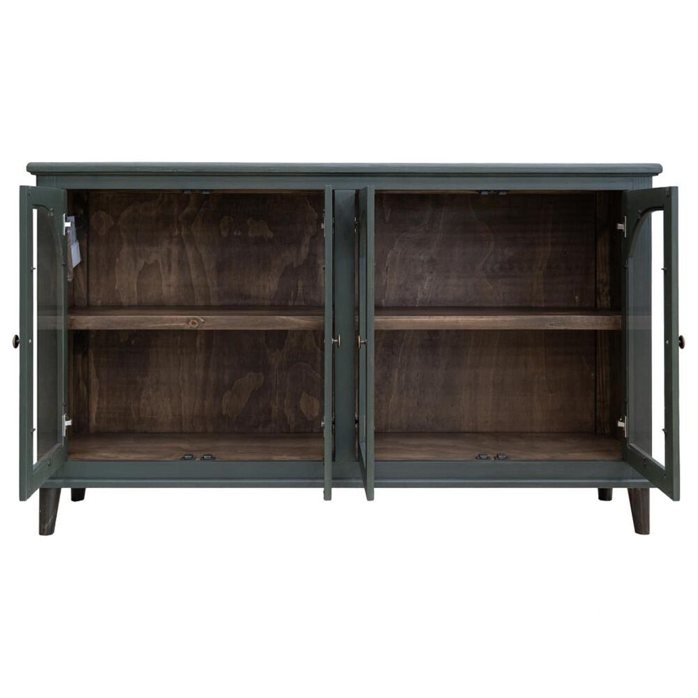 Fallridge Genova 4-Door Console in Green Teal, , large
