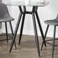 Lumisource Clara Counter Height Table in Black and Clear - Table Only, , large