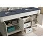 James Martin Vanities Brookfield 72" Double Bathroom Vanity in Bright White with 3 cm Charcoal Soapstone Quartz Top and Rectangle Sinks, , large