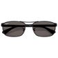 Rayban Glasses Sunglasses with Dark Grey Lenses and Metal Frame in Polished Black, , large
