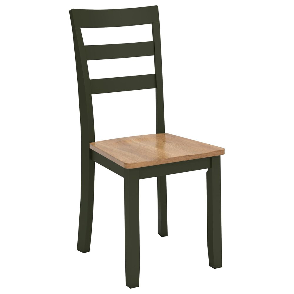Ashley Gesthaven 5-Piece Dining Set in Natural and Green, , large