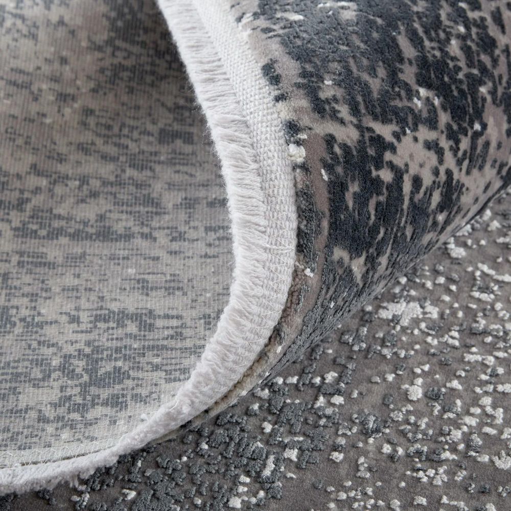 Feizy Cadiz 12&#39; x 18&#39; Charcoal and Black Area Rug, , large