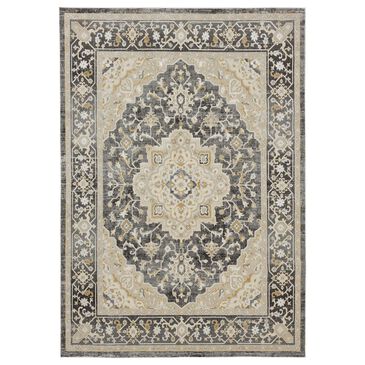 Karastan Windemere Traditional 5" x 7"6" Gray Area Rug, , large