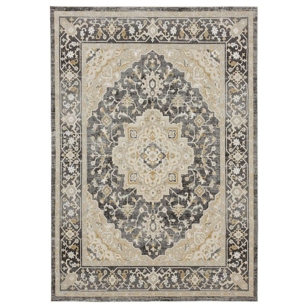 Karastan Windemere Traditional 5" x 7"6" Gray Area Rug, , large