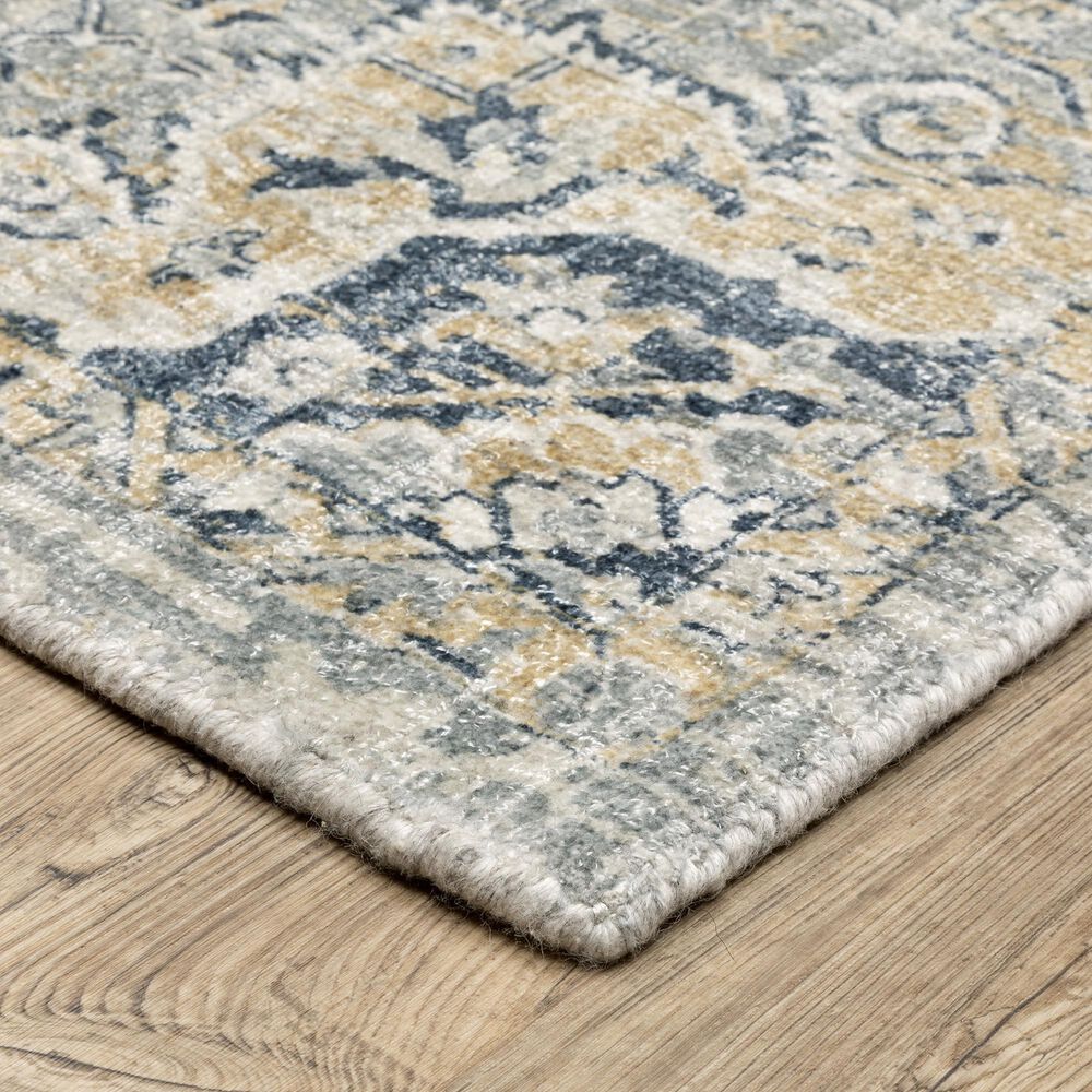 Oriental Weavers Windham Ivory and Gold 10&#39; x 14&#39; Area Rug, , large