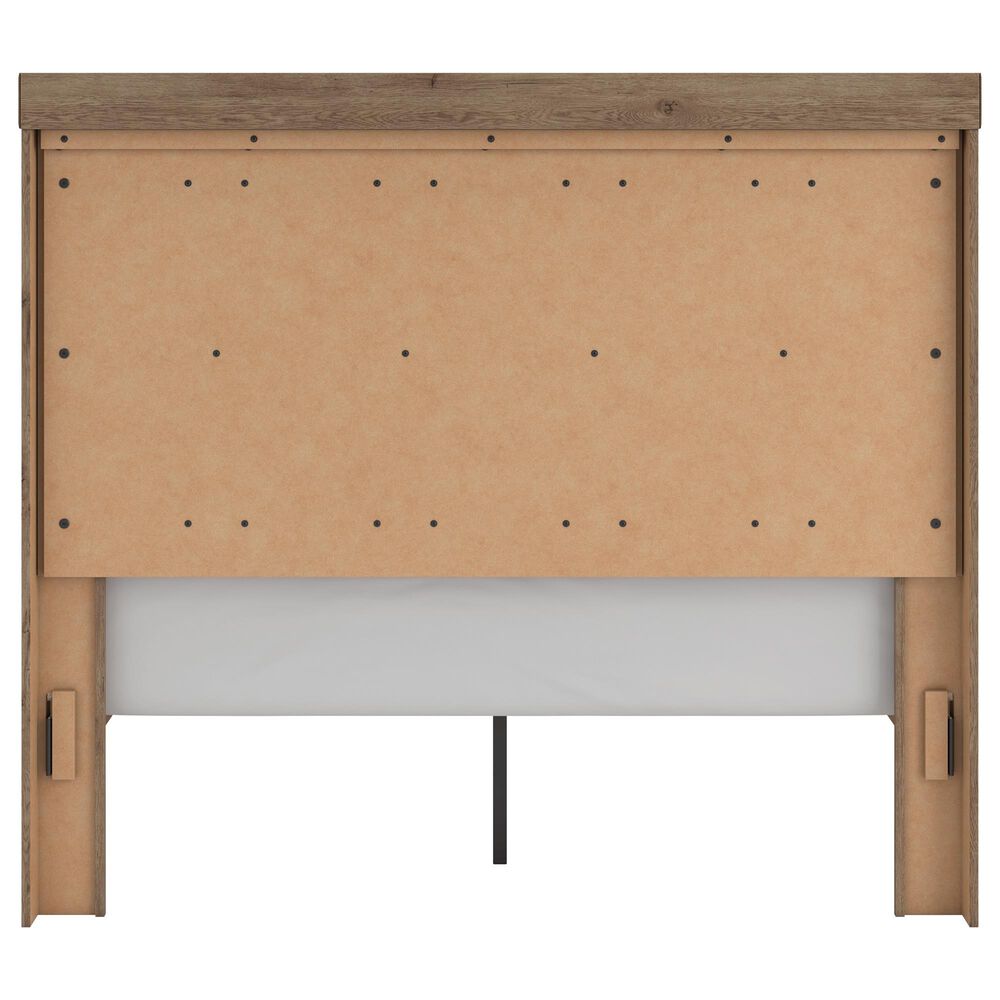 Ashley QUEEN PANEL STORAGE BED WITH TWO NIGHTSTANDS, , large