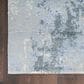 Nourison Silk Shadows 2"3" x 8" Blue and Sky Runner, , large
