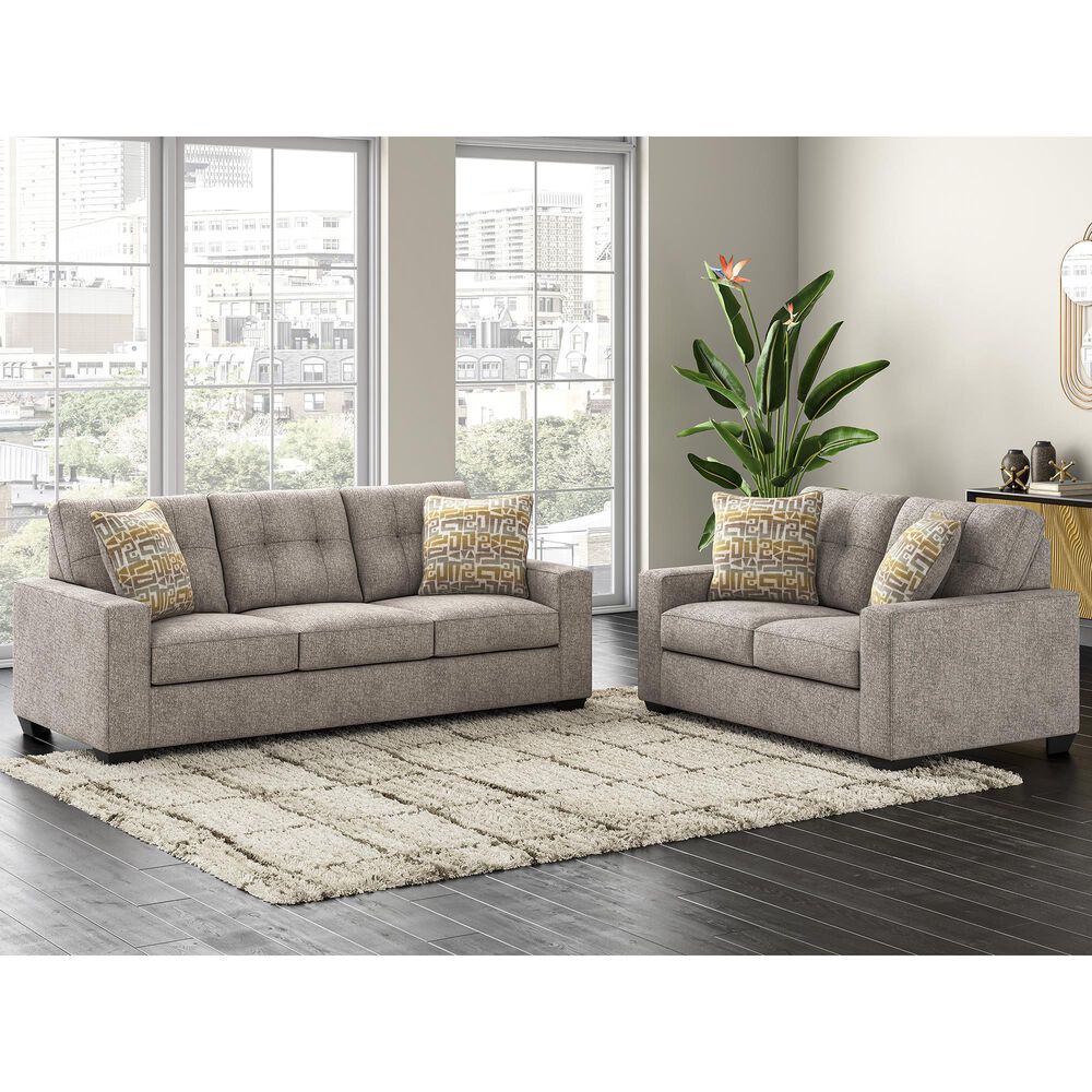 Ashley Larimer Stationary Sofa in Iron, , large