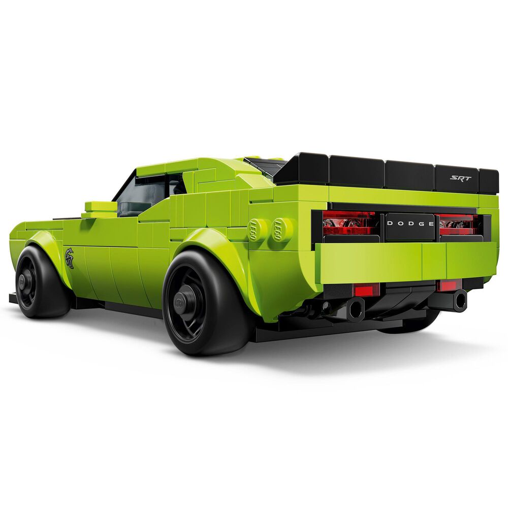 LEGO Speed ??Champions Dodge Challenger STR Hellcat Race Car Building Set, , large
