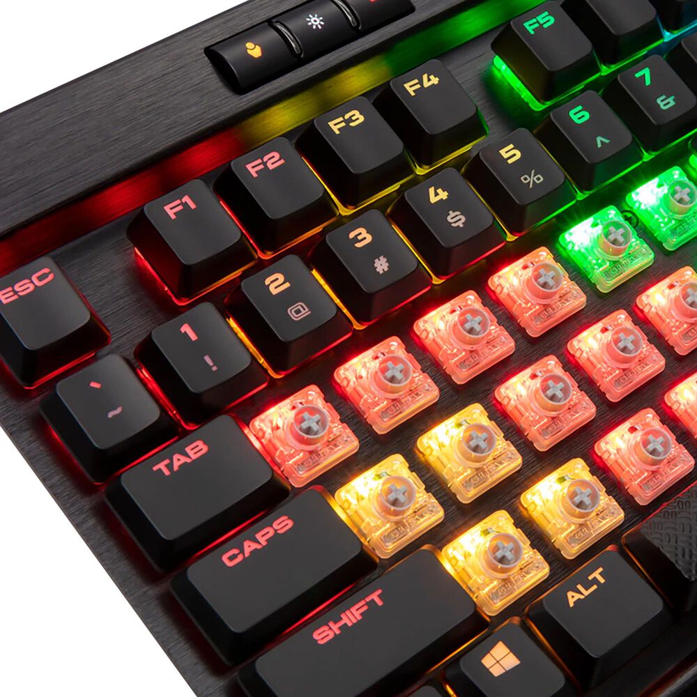 Corsair K70 RGB MK.2 Low Profile Rapidfire Gaming Keyboard in Black | Nebraska Furniture Mart