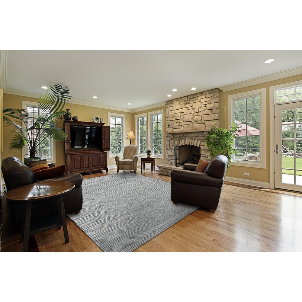 Radici USA Alleanza 8&#39; x 10&#39; Grey Area Rug, , large