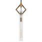 Maxim Lighting Flambeau 1-Light Mini Pendant in Black and Antique Brass, , large