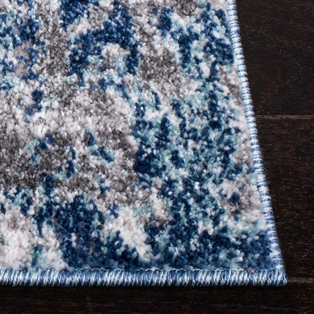 Safavieh Aston 5&#39;3&quot; x 7&#39;7&quot; Navy and Grey Area Rug, , large