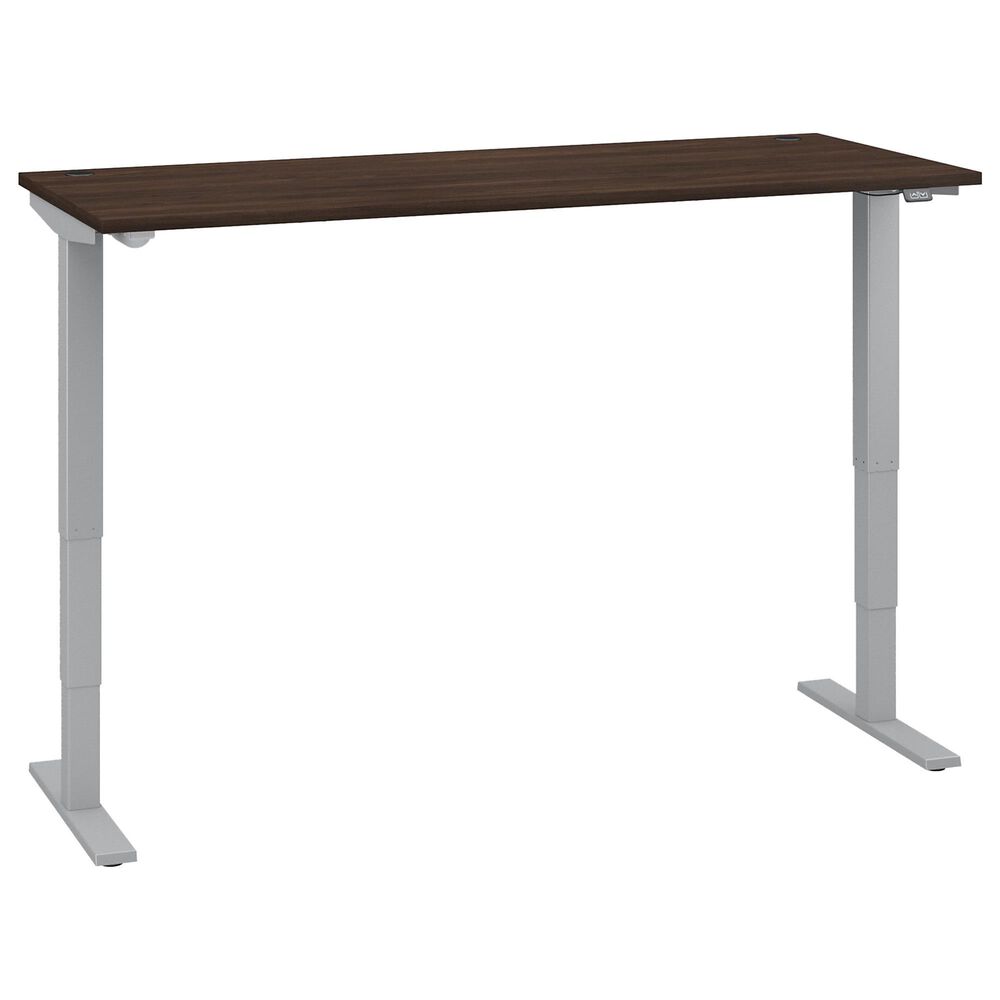 Bush Move 40 72" x 60" Adjustable Standing Desk in Black Walnut, , large