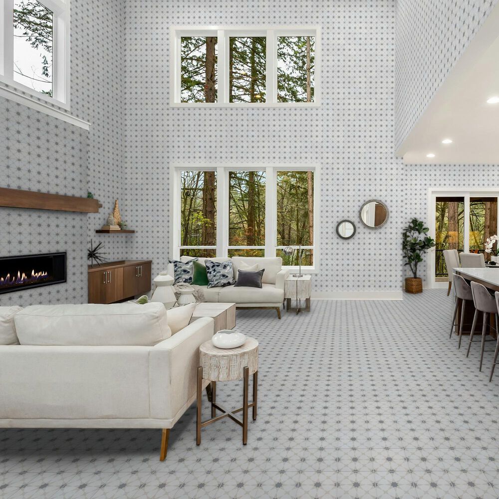 MS International Kenzzi Zoudia 8&quot; x 8&quot; Porcelain Tile, , large