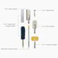 Joseph Joseph CleanTech 6-Piece Cleaning Tool Set in Stone, , large
