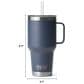 YETI Rambler 35 Oz Straw Mug with Straw Lid in Cherry Blossom, , large