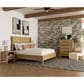 Shannon Hills Davie Queen Wood Panel Bed in Pale Oak, , large
