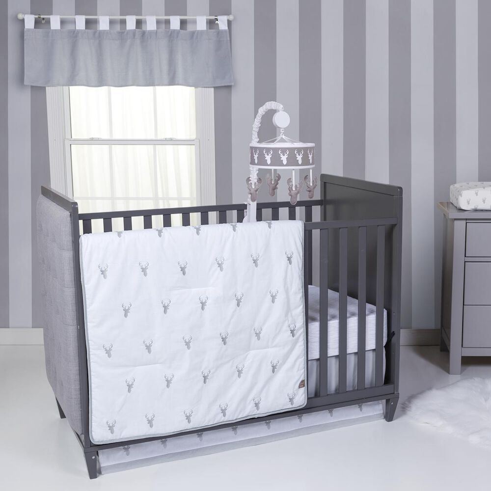 Trend Lab LLC Stag Head 3-Piece Crib Bedding Set, , large