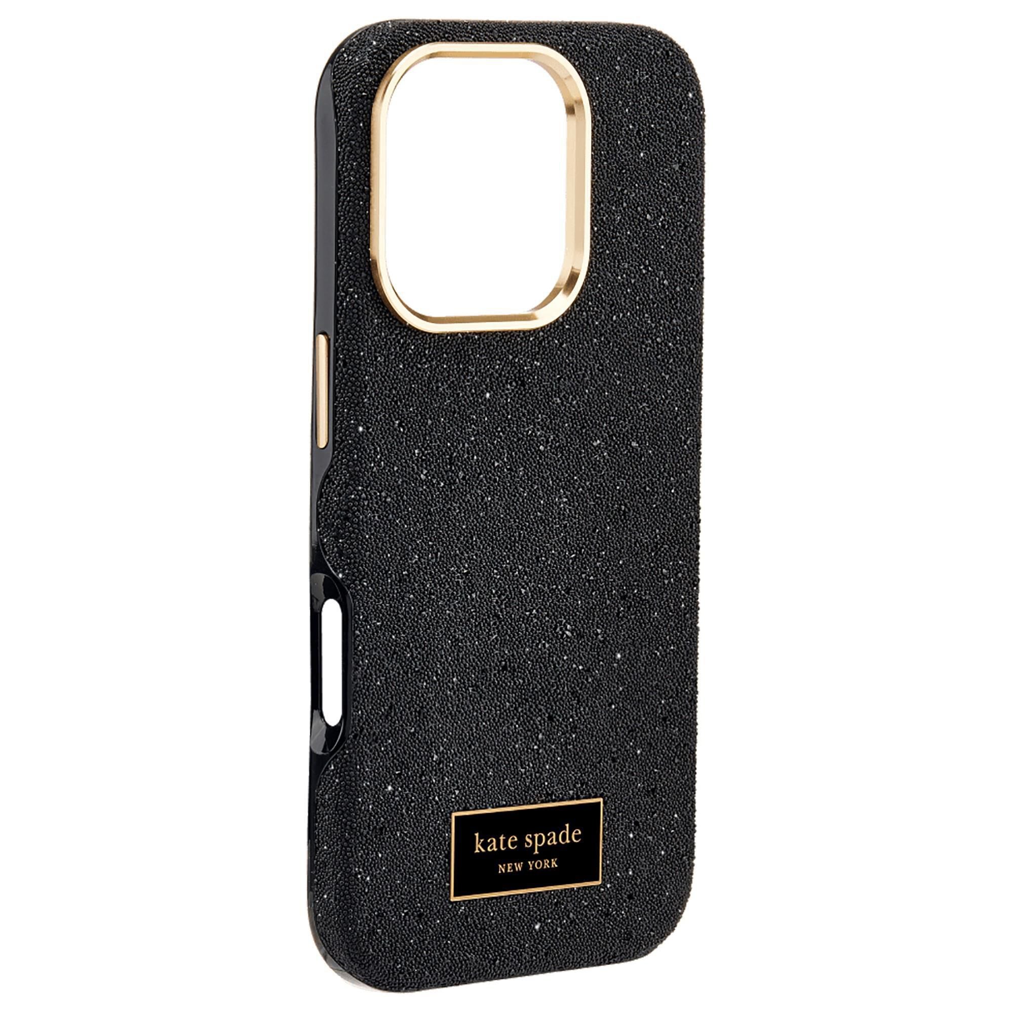Kate Spade Crystal Pave MagSafe Case for Apple iPhone 16 Pro in Nightfall