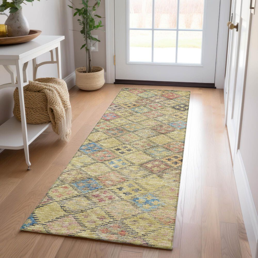 Dalyn Rug Company Solace SL6 2&#39;3&quot; x 7&#39;6&quot; Gold Runner, , large