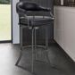 Blue River Edy Swivel 26" Counter Stool with Black Cushion in Mineral, , large