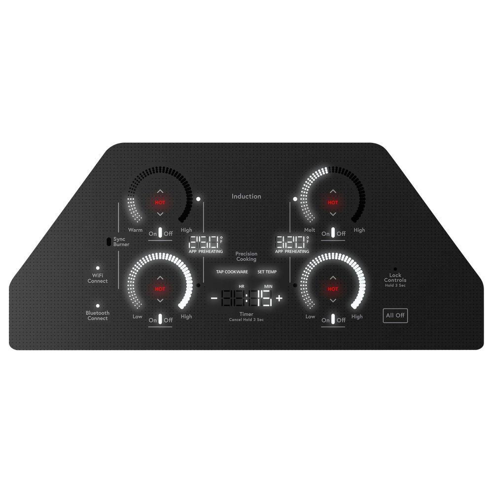 Cafe 30&quot; Electric Induction Cooktop in Black, , large