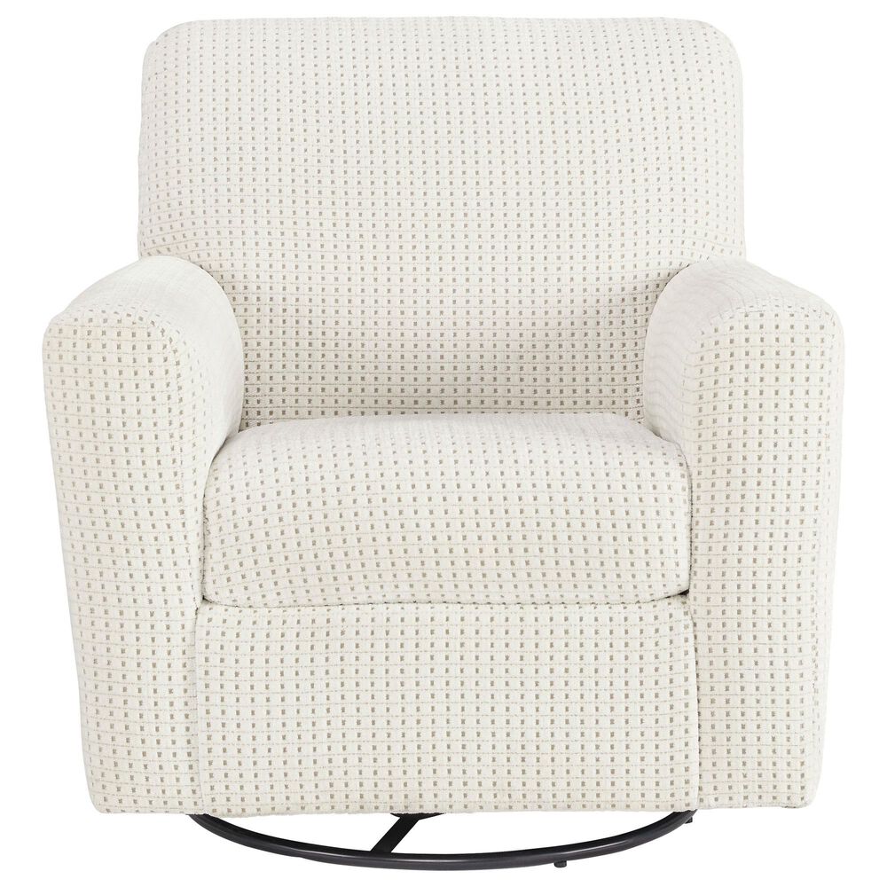 Ashley Herstow Swivel Glider Accent Chair in Ivory, , large