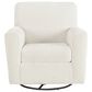 Ashley Herstow Swivel Glider Accent Chair in Ivory, , large