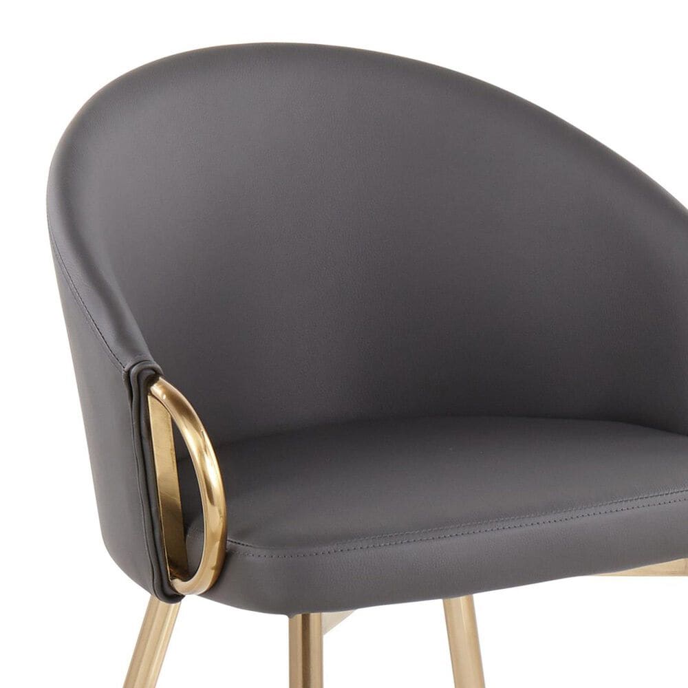 LumiSource Claire Accent Chair in Grey, , large