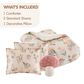 Hampton Park Gwen 4-Piece Full/Queen Comforter Set in Blush, , large