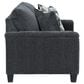 Ashley Abinger Stationary Sofa and Loveseat Set in Smoke, , large