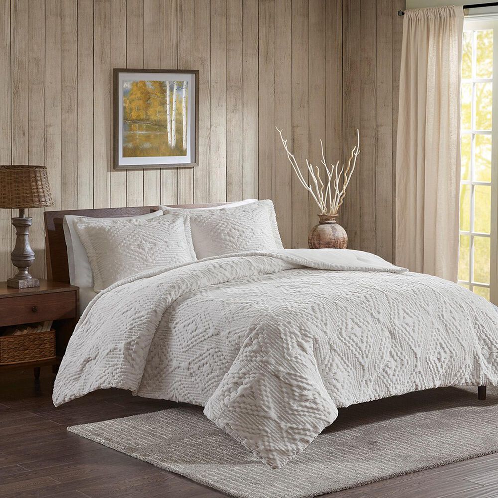 Hampton Park Teton 3-Piece King/California King Quilt Set in Ivory, , large