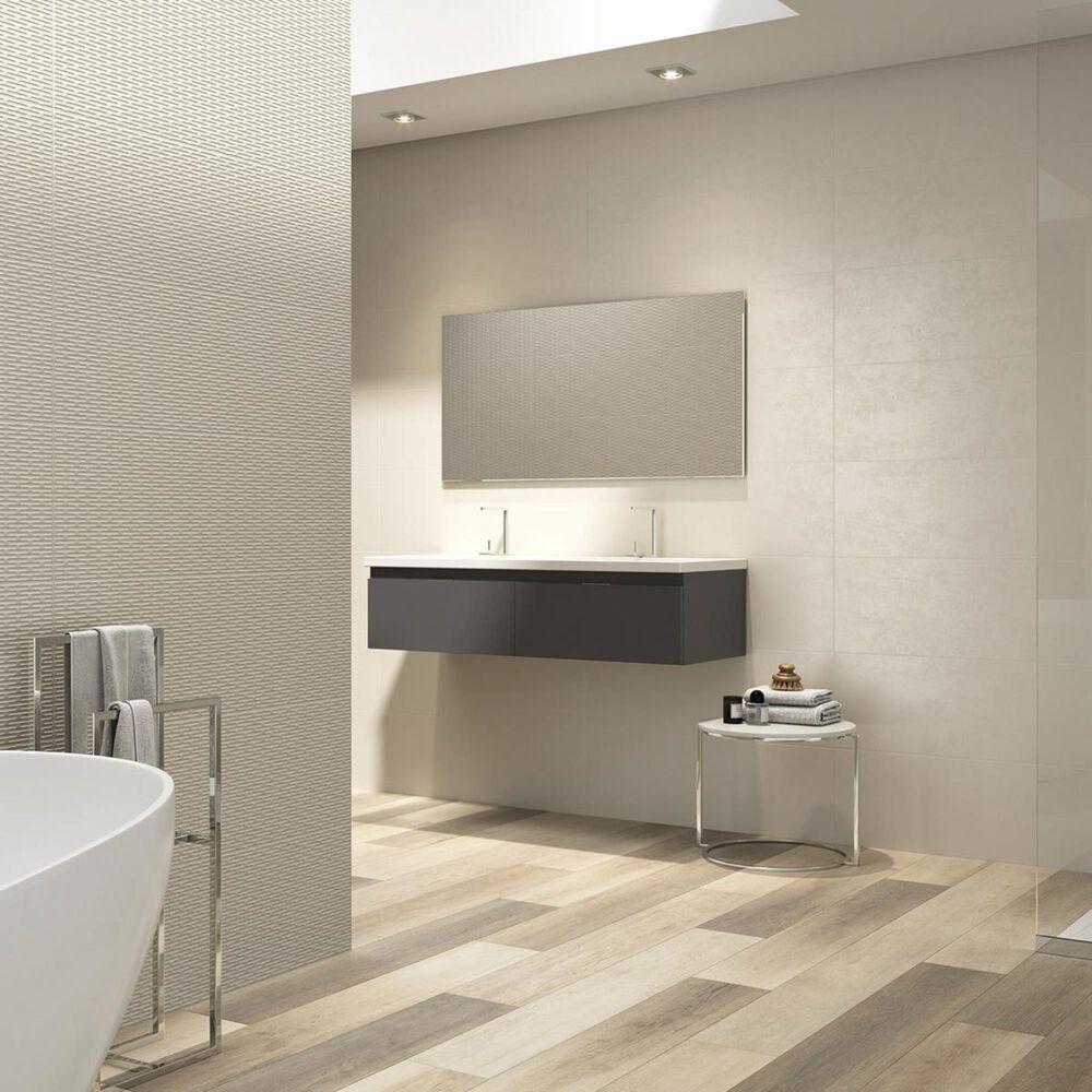 Emser Porch Coffee 12" x 47" Matte Porcelain Tile, , large