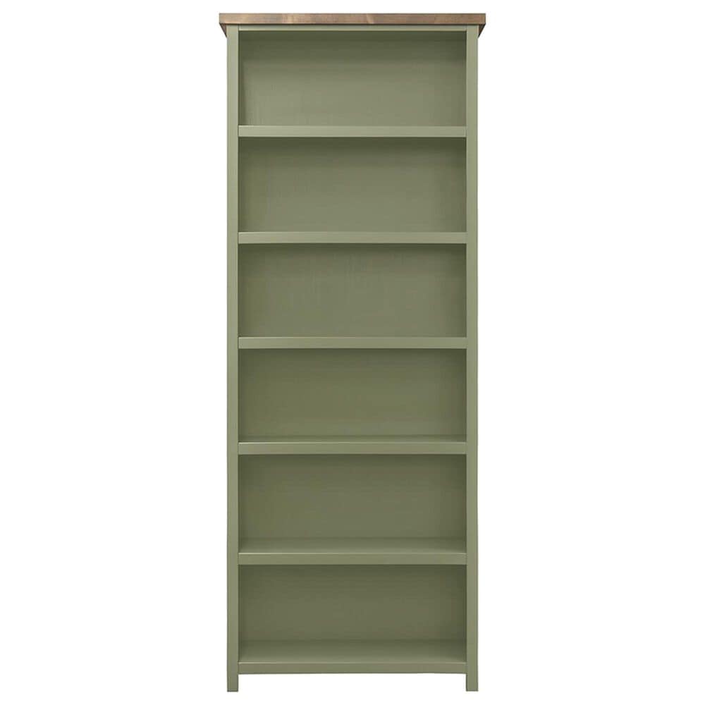 Legends Home Vineyard 86" Bookcase in Sage and Fruitwood, , large