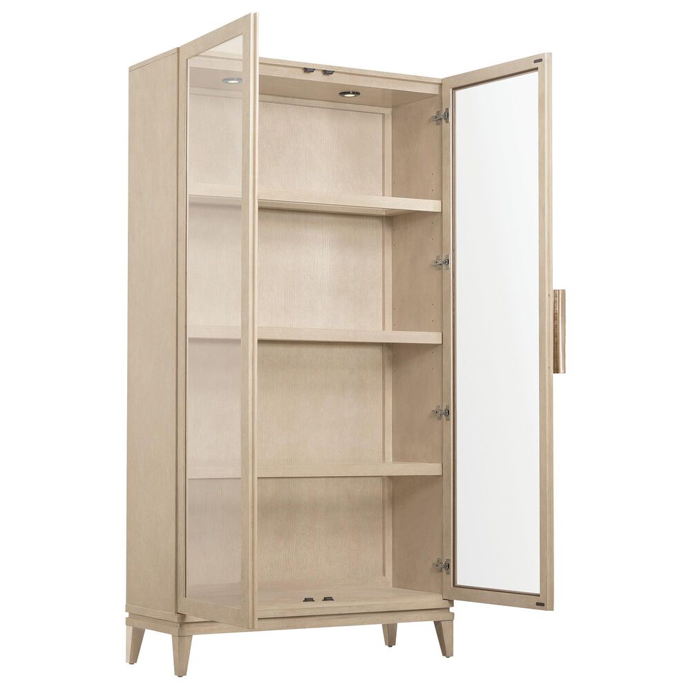 Hooker Furniture Westwood Display Cabinet in Polished Limestone, , large