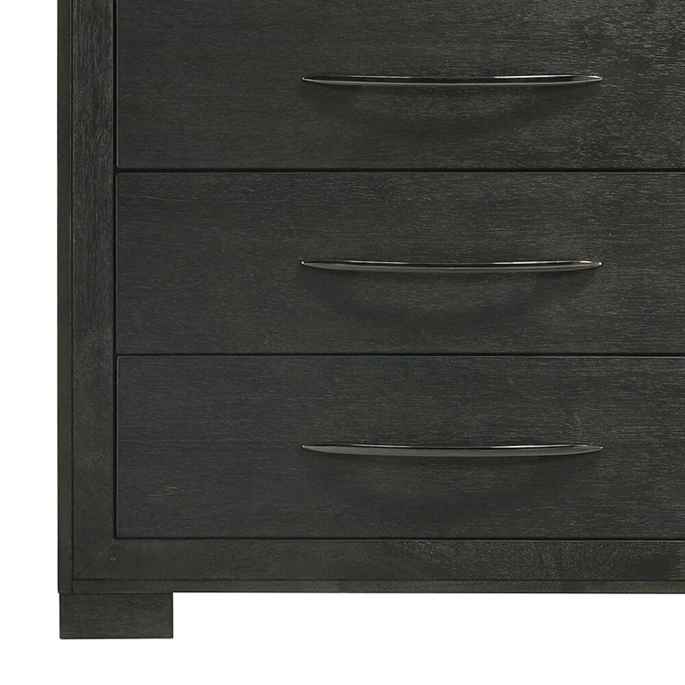 Mayberry Hill Allan 5-Drawer Chest in Black, , large