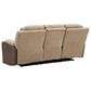 Ashley Mixed Motion Power Reclining Sofa in Brownstone, , large