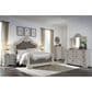 Millenium Bruchandi 3-Piece King Panel Bedroom Set in Antique White, , large