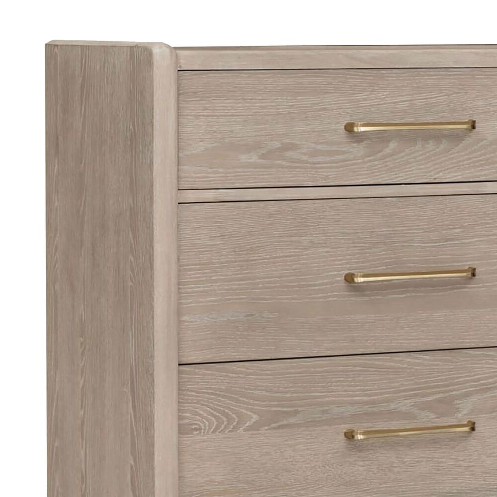 Urban Home Gardenia 6-Drawer Oak Wood Dresser in Chai, , large