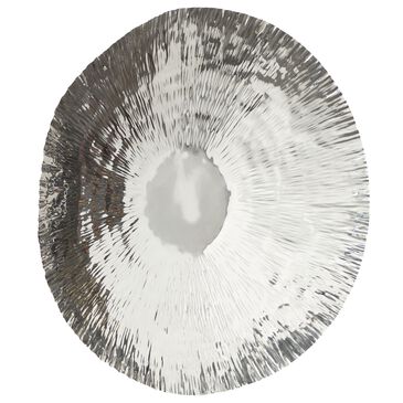 Maple and Jade 36" x 36" Glam Wall Decor in Silver, , large